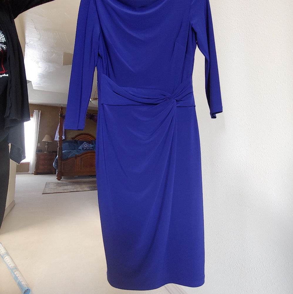 Royal blue dress